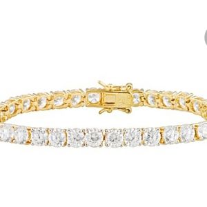 B94 $130 7.5" 18k YG Tennis Bracelet